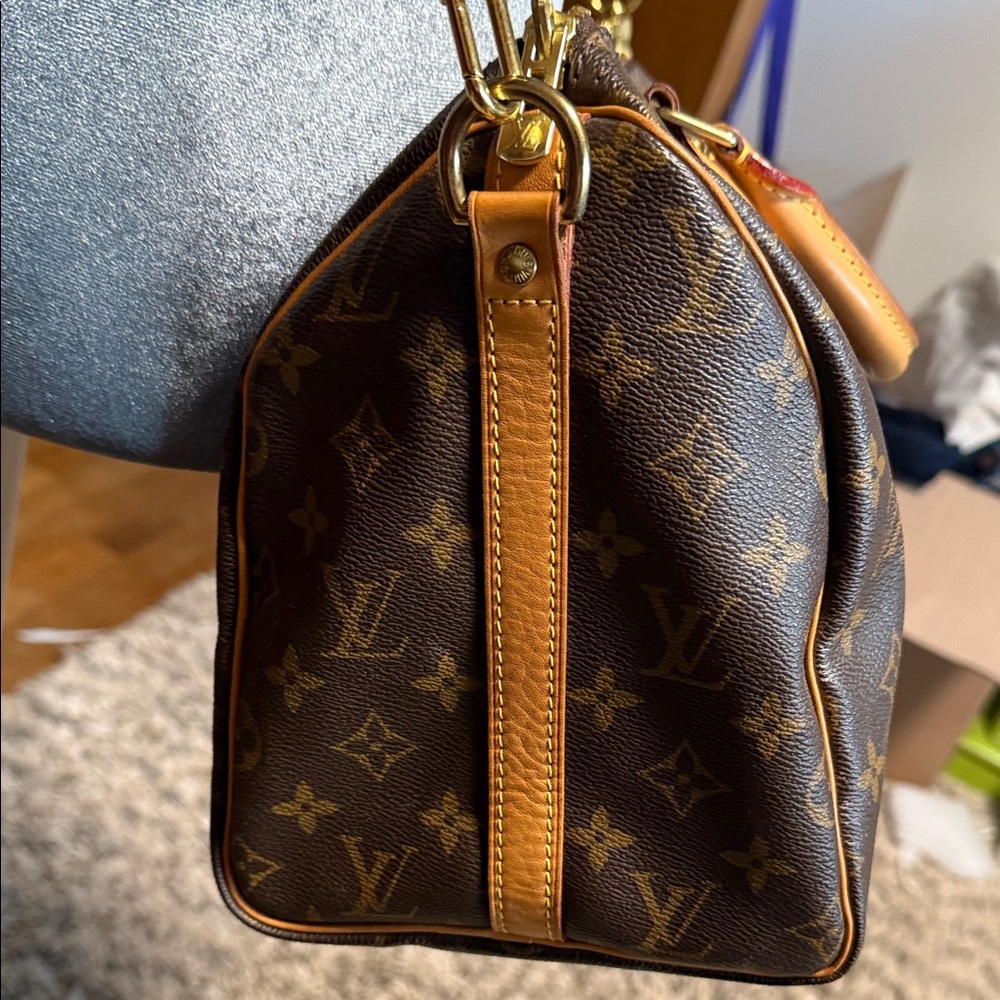 Louis Vuitton Brown Monogram Speedy 30 Bandolier - Picture 3 of 15